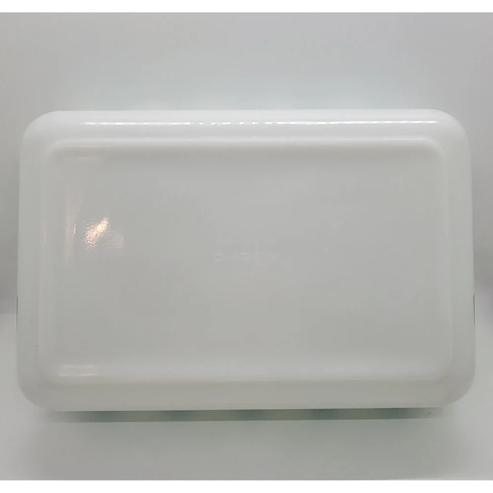 Vintage Pyrex 575-B Snowflake Turquoise Space Saver Casserole Dish 2Qt 1956-1963
